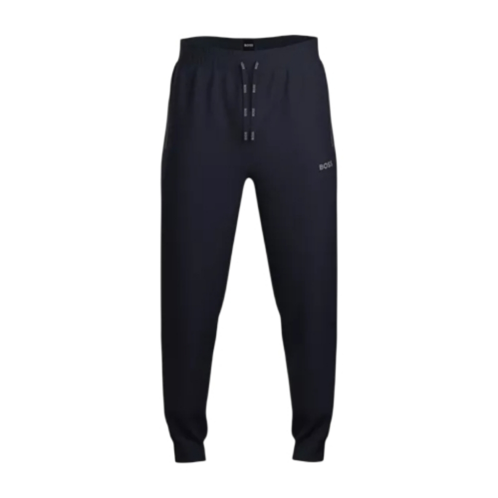 Hugo Boss Men's Dark Blue Stretch Cotton Joggers